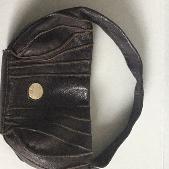 Charles David Leather Brown Bag - Picture 6 of 7